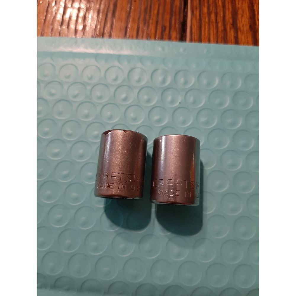 Vintage Craftsman Lot 2 1/2" 6 and 12 Point 3/8" Drive Sockets